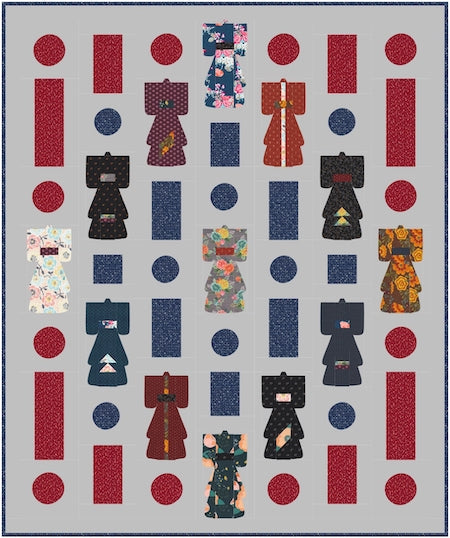 Block of the Month 2025 - Kimi's Kimonos