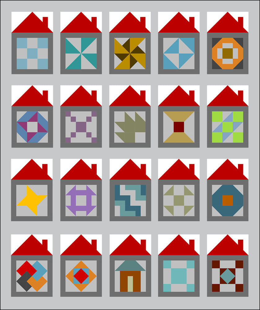 House Sampler Blocks - 2020 Tasty Treats - February