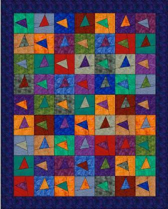 Those Wonky Triangles Quilt Pattern