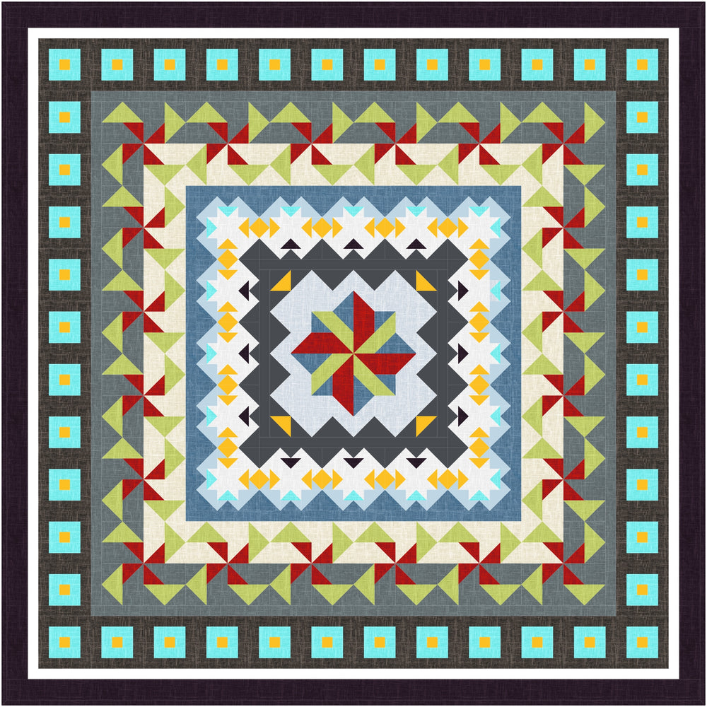 Border Crossing Quilt Pattern – Digital Download