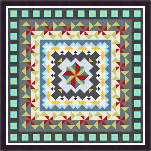 Border Crossing Quilt Pattern – Digital Download