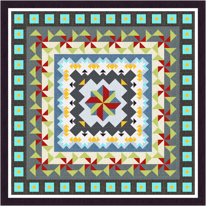 Border Crossing Quilt Pattern – Digital Download