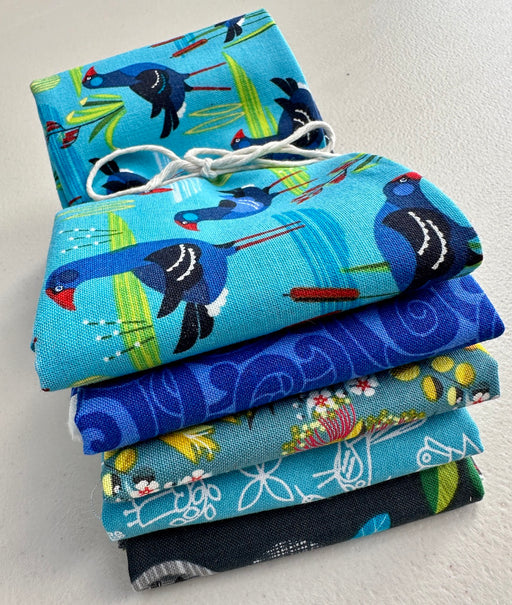 A New Zealand Bundle - 5 x Fat Quarters - February Pick