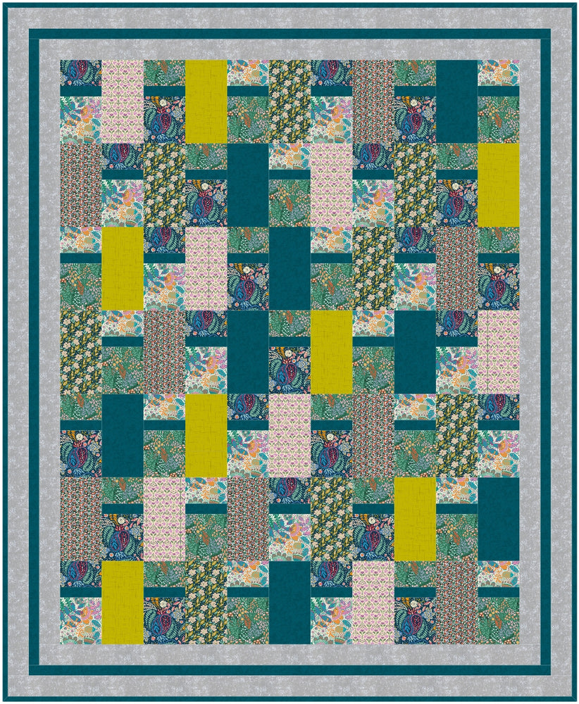 Four by Eight – Easy Beginner Quilt Pattern