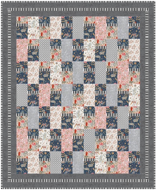 Four by Eight – Easy Beginner Quilt Pattern