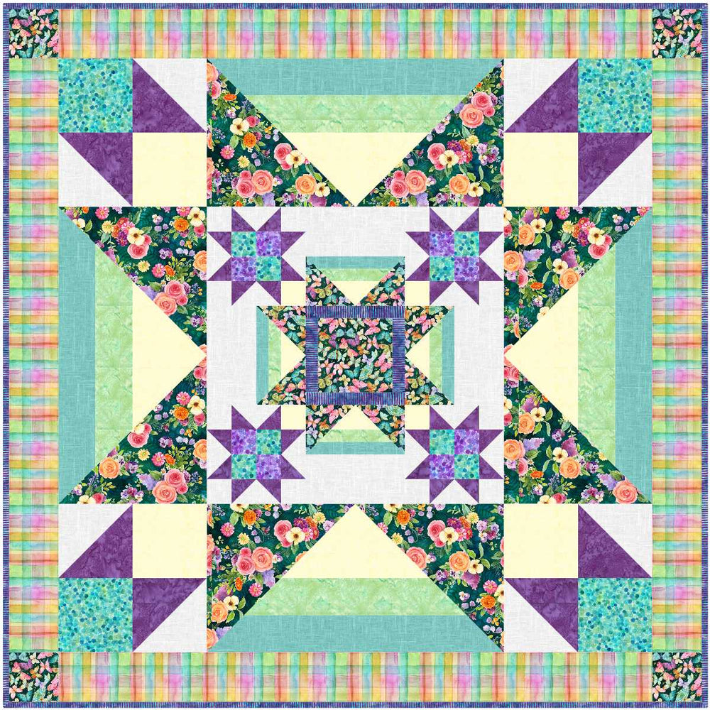Sunshine and Showers Quilt Pattern – Digital Download
