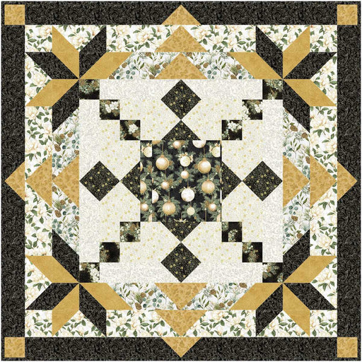 ❄️ Star of Winter Quilt Pattern – Elegant Star Quilt for Winter Fabrics or Year-Round Sewing