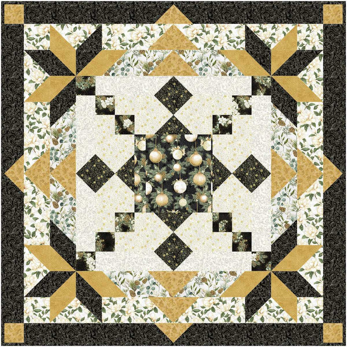 ❄️ Star of Winter Quilt Pattern – Elegant Star Quilt for Winter Fabrics or Year-Round Sewing
