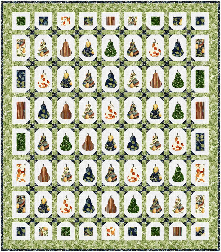 The Pear Necessity Quilt Pattern - Digital Download