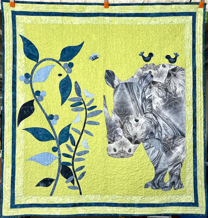 Horatio - An Appliqué Wall Hanging using a kaleidoscopic panel