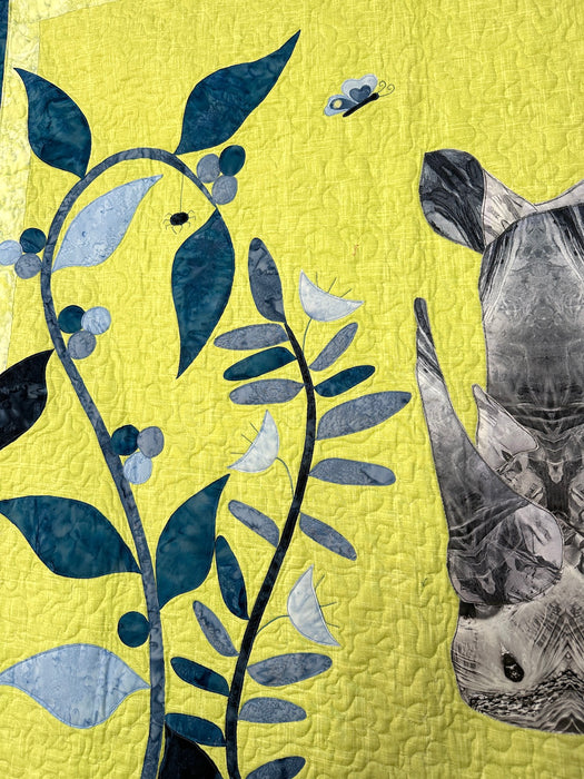 Horatio - An Appliqué Wall Hanging using a kaleidoscopic panel