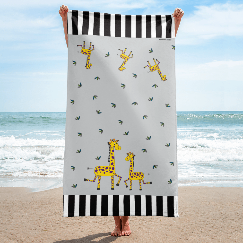 Gee-Raf Family Beach & Bath Towel