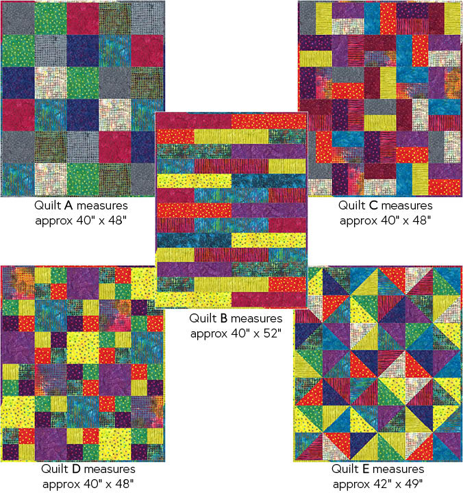 5 Easy Fat Quarter Quilts